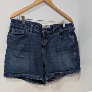 Signature by Levi Strauss & Co Women's Denim Shorts Size 16 Blue Classic Fit